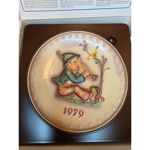 M.J. Hummel Goebel 1979 Vintage Collectors Plate 9th Annual HUM 272 W. Germany - Picture 2 of 10